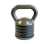 Nebula Adjustable Kettlebell Set with Custom Weight Options | Space-Saving Kettlebells for Body Toning & Strength Training | Cast Iron Grey