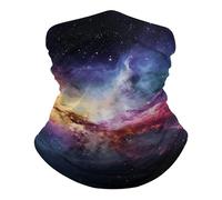 Nebula And Galaxy In The Universe Bandana Anitdust Neck Warmer Breathable Half Face Scarf For Yoga Workout Climbing 25X50Cm