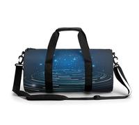 Nebula Blue Sport Duffel Bag Gym Bag Weekend Overnight Bag for Travel Camping Hiking Beach 45x23x23cm