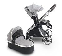 Nebula, by Venture Pram Travel System, Foldable Pushchair, Reversible seat, Carrycot, and adapters (Signature Paris)
