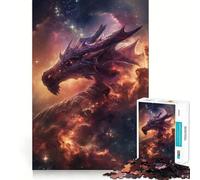 Nebula Dragon Hard Jigsaw Puzzle for Adults 1000 Pieces Strong Logic Toy Bonding Time Clear Edge (50x75cm)