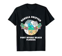 Nebula Drifter Fort Myers Beach Florida Travel Outdoors T-Shirt