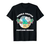 Nebula Drifter Portland Oregon Travel Outdoors T-Shirt