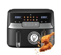 Nebula Dual Digital Air Fryer - Double Drawer Design, 9L Capacity