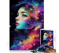 Nebula Face Charming Woman 1000 Piece Jigsaw Puzzles for Teenagers Jigsaw Reason Skill Toy Shared Fun Tight Cut Wall Art Decor (50x75cm)