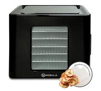 Nebula Food Dehydrator Bundle 400W with 6 Stainless Steel Trays - Digital Food Dryer Machine for Fruit, Vegetable, Meat, Mushroom & Herb - LED Touch Control with Timer & Adjustable Temperature