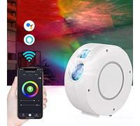 Nebula Galaxy Star Projector Smart Sky LED Multi-Color Moving Star Cloud Night Light APP & Voice Controlled Works w. Alexa...