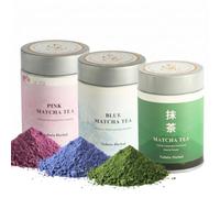Nebula Herbal Premium Matcha Trio Set - Green, Pink & Blue Matcha Powder Collection, Ceremonial Grade Matcha Powder, Superfood Matcha Latte Set, Antioxidant-Rich, Vegan, Natural Gift Set