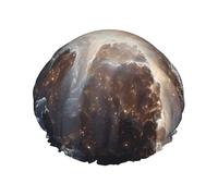 Nebula Journey Double Layer Shower Cap with Comfort Skin Friendly Design for Hair Protection During Bathing