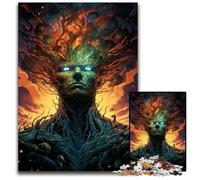 Nebula King's Colorful Psychedelic Jigsaw Puzzle 1000 Pieces Puzzles for Adults Brain Teaser & Home Decor Perfect 1000 PCS(75x50cm)