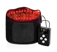 Nebula LED Red Light Therapy Belt | USB-C, 3 Light Modes, Optional Vibration Mode & Timer | Relieve Muscle Pain, Boost Circulation, & Relax | Portable Wellness Device | Adjustable Fit