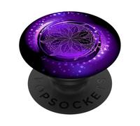 Nebula Mandala Galaxy Purple Stars Dreamy Whirl Tidepool PopSockets Adhesive PopGrip