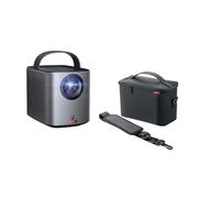 Nebula Mars 3 Air 1080p Portable Projector with Official Carry Case, 400 ANSI Lumens Mini Projector with Google TV, Wi-Fi, Dolby Audio, Built-in Battery 2.5 H Playtime - Bundle Set for Easy Storage &