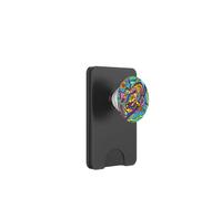 Nebula Pulse Celestial Orbit Design PopSockets PopWallet for MagSafe