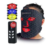 Nebula Red Light Therapy Mask - LED Face Mask for Anti-Aging - Wireless Silicone Light Therapy with 630nm & 850nm Infrared Technology Red, Blue, & Yellow Lights - Rechargeable USB-C Powered Device