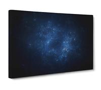 Nebula Space Canvas Print | Gallery Wrapped 30mm Frame Wall Art | 30x20 inches | Ready to Hang | Modern Space Picture | Living Room Bedroom Lounge Office