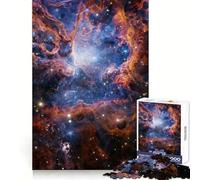 Nebula Space Hard Jigsaw Puzzle for Adults 1000 Pieces Think Toy Peaceful Fun Clean Cut Fine Art Piece (38x26cm)