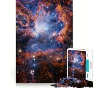 Nebula Space Hard Jigsaw Puzzle for Adults 1000 Pieces Think Toy Peaceful Fun Clean Cut Fine Art Piece (38x26cm)
