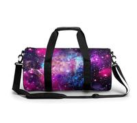 Nebula Space Sport Duffel Bag Gym Bag Weekend Overnight Bag for Travel Camping Hiking Beach 45x23x23cm