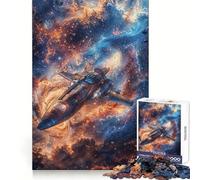 Nebula Space Travellers 1000 Pieces Jigsaws Adults Puzzles Gifts Memory Upgrade Leisure Time Sharp Cut Wall Art Decor (50x75cm)