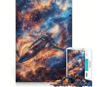 Nebula Space Travellers 1000 Pieces Jigsaws Adults Puzzles Gifts Memory Upgrade Leisure Time Sharp Cut Wall Art Decor (50x75cm)