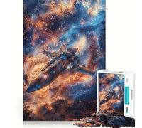 Nebula Space Travellers Jigsaw Puzzles 1000 Piece for Teenagers Boost Recall Stress Free Tight Edge Wall Art Decor (38x52cm)