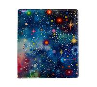 Nebula Star Big Replaceable Book Cover, Reusable PU Leather Book Protector, Suitable for 9.8" x 11" Notebooks