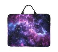 Nebula Star Laptop Case 14 Inch Space Laptop Bag for Women Men, Water-Resistant Business Computer Carrying Bag Shockproof Notebook Sleeve