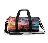 Nebula Surf Sport Duffel Bag Gym Bag Weekend Overnight Bag for Travel Camping Hiking Beach 45x23x23cm