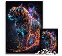 Nebula Tiger Jigsaws 1000 Pieces for Adults Puzzles for Adults Birthday Gift Idea, Challenging Brain Teaser Game 50x75CM/19.68x29.52inch