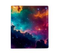 Nebula Universe Big Replaceable Book Cover, Reusable PU Leather Book Protector, Suitable for 9.8" x 11" Notebooks