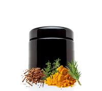 Nebula UV Glass Jar | Airtight Seal, Smell Proof Jar, Ultraviolet Storage Solution, Stash Jar | Black, Herb Guard, Smell Proof Pot, Herb Jars, Smell Proof Tub | 100ml