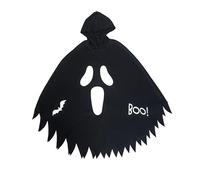 NebulaGlam Ghost Costume for Kids, Halloween Ghost Costume for Kids, Halloween Costume Kids with Pumpkin Basket for Cosplay (Black)