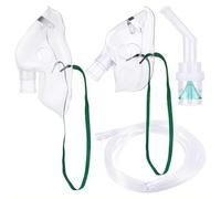 Nebuliser Kit with Nebulizer Mask Inhaler for Adults Pharmaceutical, Soft Tubing, Nebulizer Replacement Parts Accessories for Home Wellness Routines & Adult Breathing Use