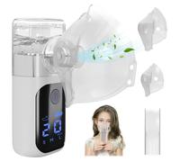 Nebuliser Machine for Adults & Kids,Efficient & Quiet Portable Nebuliser Handled Nebulizer for Home & Travel