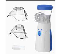 Nebuliser Machine for Kids Adults, Ultra Quiet Design, Easy Clean Personal Humidifier for Home, Travel, Bedroom Use Blue