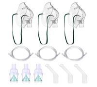 Nebuliser Replacement Set 3 Pack with Adults Nebuliser Mask Tubing Mouthpiece Nebulizer Accessories