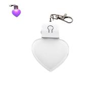 Nebulith Purse Light, Rechargeable Purse Light Handbag Lamp - LED Heart-shaped Night Light, Glowing Bag Keychain Charm Accessories for All Ages, Portable Button Backpack Glow Lights, Colorful Lights