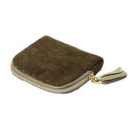 Nebulith Small Travel Jewellery Box,Travel Jewelry Case,Small High-end Large-Capacity Tassel Storage Bag Gifts for Women,Velvet Jewelry Organiser Storage Bag,Mini Jewellery Travel Pouch,Matcha Green