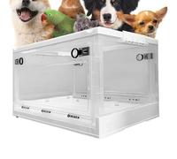 Nebulizer Cage for Pets, Spray Atomization Oxygen Box for Large Animals, Dual Hole Design for Veterinary Clinics and Home Use, Portable and Easy to Move