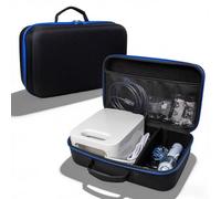 Nebulizer Carry Case Hard Shell for Om-ron NE-C900 NE-C28C900N, Portable Atomiser Storage Box with Movable Dividers, Waterproof For EVA Travel Organizer Bag(GC-1036 Black)