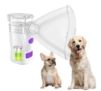 Nebulizer for Dogs Handheld Dog Nebulizer - Portable Pet Device with Dog Mask, USB Rechargeable, Quiet Operation