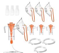 Nebulizer Replacement Parts for Adults Portable Nebuliser Accessories Kit Mask Tubing and Mouthpiece for Home Travel