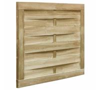 Nebuln Garden gate made of impregnated pine wood, 100 x 75 cm, green, single-wing gate for property access, fence system and garden entrance, weather-resistant, durable and stable
