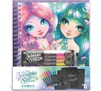 Nebulous Star NS11111 Colouring Book, 9 Piece Set,Black