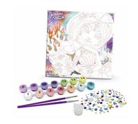 Paint-By-Number On Canvas - Coralia (6 Pcs)