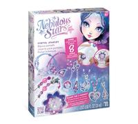Nebulous Stars Portal Jewelry Making Kit - 8 Pcs Resin Charm Bracelet Craft Set with Glitter, Beads & Stickers for Creative Girls Ages 7-10 - Features Eclipsia