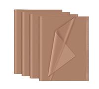 NEBURORA 120 Sheets Brown Tissue Paper - 35 x 50 cm Dark Brown Wrap Paper for Gift Bags, Packaging, Crafts, Birthday, Christmas & Holiday Decor