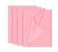 NEBURORA 120 Sheets Hot Pink Wrapping Tissue Paper - 35 x 50 cm, Bulk Pack for Gift Bags, Packaging, Floral Filler, Crafts, Birthday, Christmas, Wedding Decor