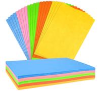 NEBURORA 2mm Thick Felt Sheets for Crafts 20 Pcs Stiff Felt Fabric Sheets Patchwork Sewing Craft Supplies (Light Colors Mixed)